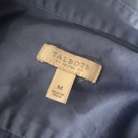 Talbots Blue Button Down - Picture 4 of 4